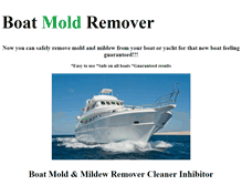 Tablet Screenshot of boatmoldremover.com